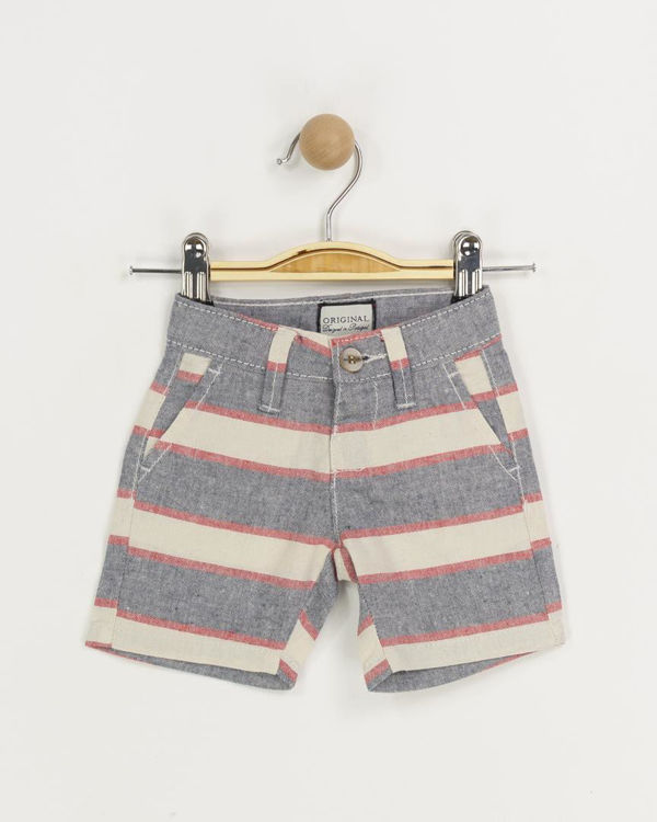 Picture of YX1629- BOYS CASUAL SMART BERMUDA IN COTTON AND LINEN